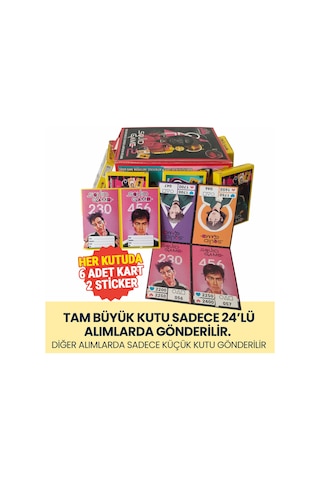 Squid Game 2. Sezon 2025 Karakter Kartları - 1 Mini Kutu 6 Kart + 2 Sticker