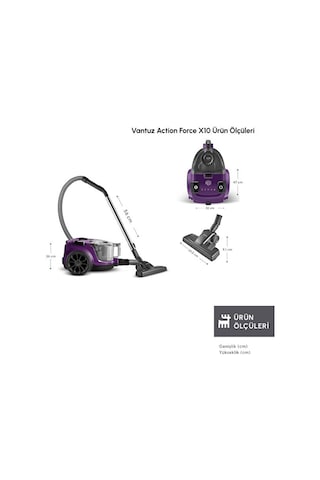 Karaca Vantuz Action Force X10 Elektrikli Süpürge