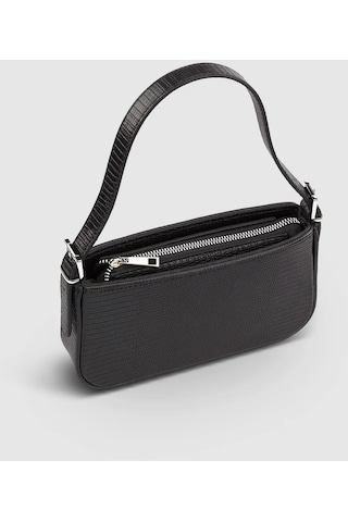Housebags Kadın Tokalı Baguette Çanta 208 001