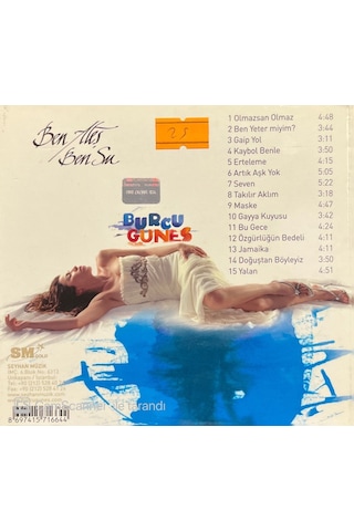 Plak Değildir Cd Dir Cd Burcu Güneş Ben Ateş Ben Su Cd