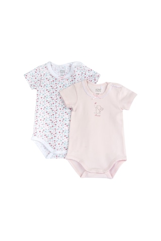 Chicco Kız Bebek 2li Kısa Kollu Body Set 09101763000000 000011 Pembe