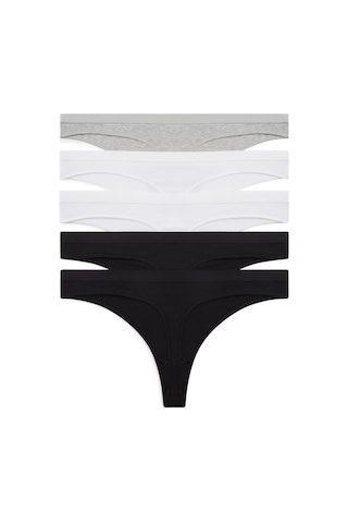 Tommy Hilfiger Kadın Çok Renkli 5'li Paket Tanga-14658