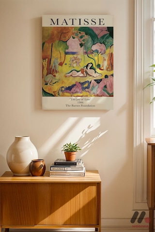 Matisse Joy Of Life, Çerçevesiz Yüksek Kalite Duvar Afişi - Modern Ev Dekorasyonu