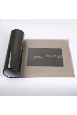 Aksesuar Far Stop Filmi Açık Siyah 1mx30cm