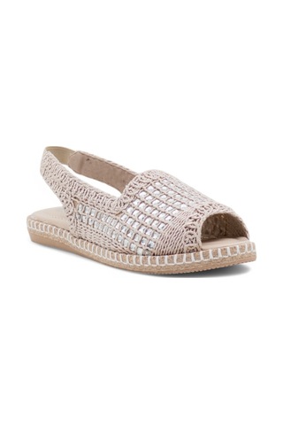 Pandora Moda Y25.82.111 Kadın Hasır Sandalet Krem