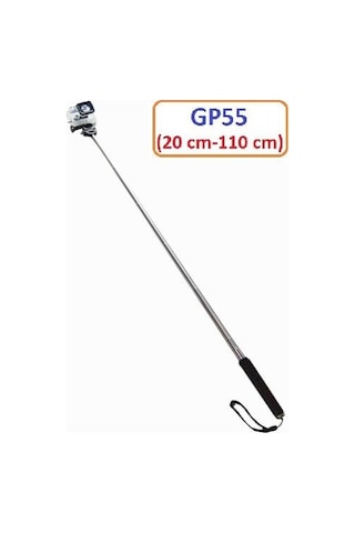 Eken Xiaomi Sjcam Uyumlu 110 Cm Teleskopik Selfie Çubuğu Gp55