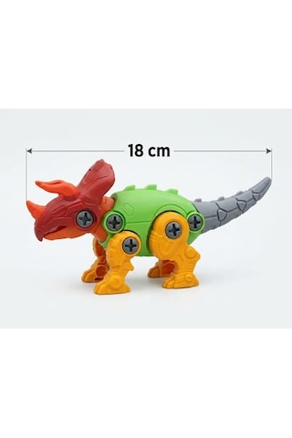 Dinazor Atolyesi Kendin Yap Kolay Montajlı 18 Cm Motor Becerilerini Geliştiren Oyuncak Dinazor Seti 22732295