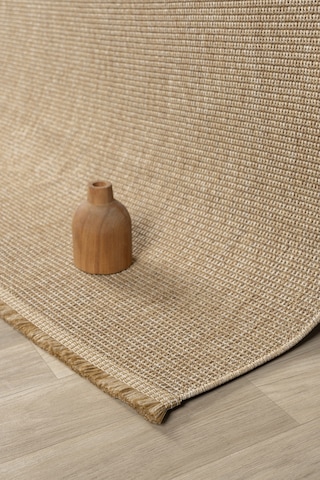 Mariesse Home Hav Toz Vermez Kolay Temizlenen Hasır Doku Sisal Halı Bombay 664-bej