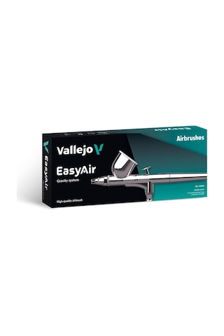Vallejo 90003 Easyair Tek Hamleli Single Action 0.3 MM Memeli 9 ML Hazneli Boya Tabancası