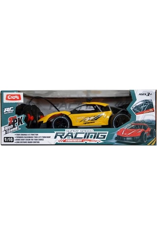 Ctoys Super Speed Racing Kumandalı Yarış Arabası Sarı 797 36 Sarı