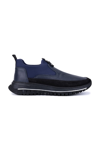 Tnc Sports Erkek Hakiki Deri Lacivert Sneakers & Spor Ayakkabı 381 14086 Erk Ayk Sk21-22 Lacı/sıyah Lacivert