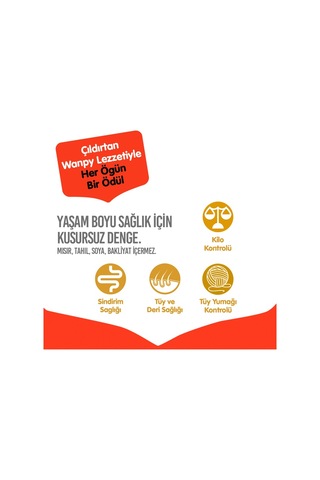Wanpy Tahılsız Ton Balıklı Yetişkin Kedi Maması 1,5kg X 2 Adet