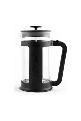 Bialetti - French Press: Yaklaşık 1l Kapasiteli Kahve Hazırlayıcı - Siyah Polipropilen Gövde - Sku: Smg8690010211835 Açık Mavi