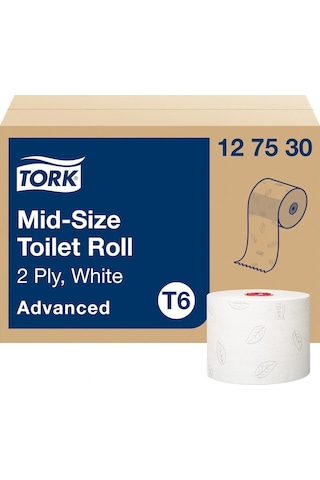 Tork 127530 Rulo Tuvalet Kağıdı 2 Katlı 27 Rulo X 100 Yaprak