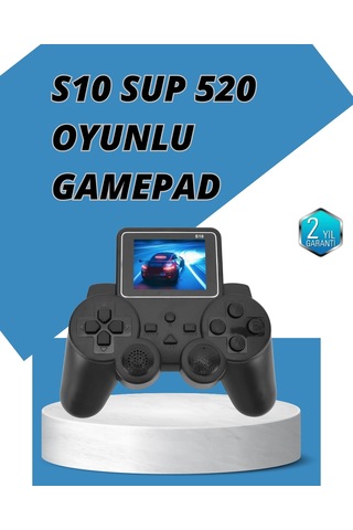S10 Gamepad Hdmı Tv Bağlantılı 520 Klasik Retro Oyun 2025 Seri  68821213