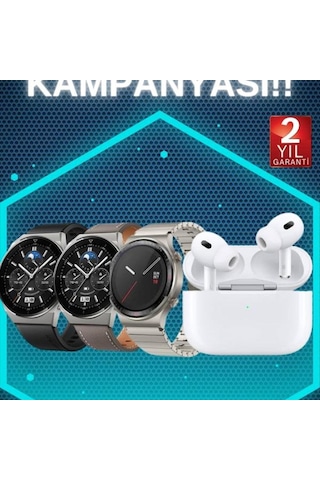 Aynalı Bluetooth Kulaklık Yeni Nesil Akıllı Saat Titreşimli Nabız Ölçer Spor Modları