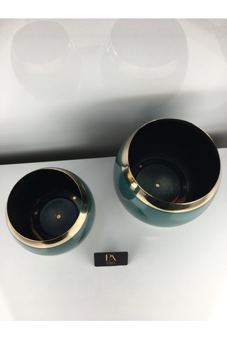 Y Dekoratif Saksı Orkide Obje Biblo Süs Eşya Salon Tv Konsol Ofis