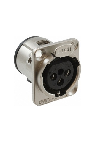 Switchcraft E3fsc Xlr Dişi 3-pin Metal Şase Tipi Konnektör 10'lu