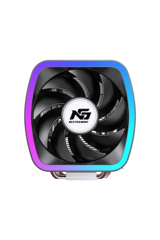 Ng Frost 200 120w Tdp F-rgb Fanlı Sessiz Kule Tipi Cpu 2 Borulu Soğutucu Siyah