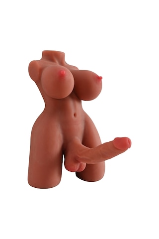 River World Va Jina Mastürbatör Dildo Trans Yarım Vücut 5,5 Kg Gerçekçi