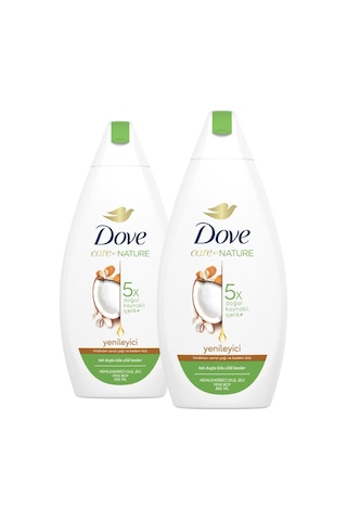 Dove Hindistan Cevizi ve Badem Özü Nemlendirici Duş Jeli 2 x 450 ML