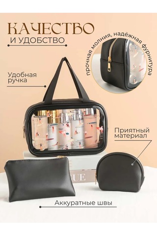 Anda Havuz Ve Seyahat İçin 3'ü 1 Arada Makyaj Çantası Seti 480686952