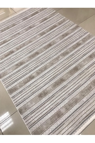 Merinos Halı Ritim 73340 070 Serisi Salon Oturma Yatak Odası Halısı Kahve