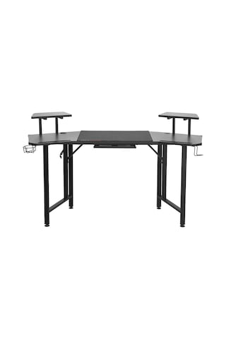 Adore Gaming Commander Oyuncu Masası Rgb Carbon Fiber - Siyah 160x75x49-56 Cm