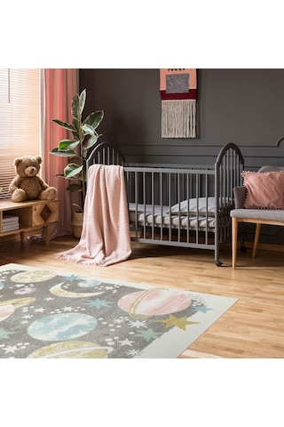 Eko Halı Eko Kids Kds 23 Pastel Hav Toz Vermez Çocuk Odası Halısı - 160x230