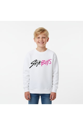 Seabubbles Saja Boys Çocuk Sweatshirt BEYAZ