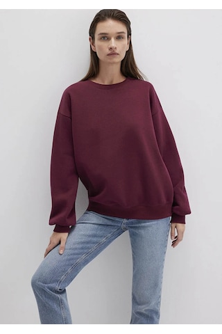 Mavi Bisiklet Yaka Basic Bordo Kadın Sweatshirt M1610198-70415 Bordo