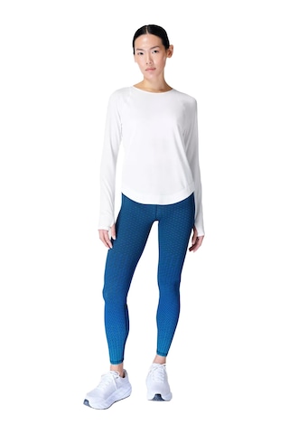 Sweaty Betty Sweaty Betty Breathe Easy Long Sleeve Top Kadın Beyaz Tişört Wht Beyaz