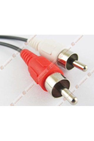 Anfi Y Kablo 2 Erkek Rca To 1 Dişi Rca Kablo