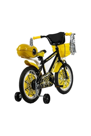 Sarissa Spinne 20 Jant 6 Ve 10 Yaş Çocuk Bisikleti Sarı + Yan Destek Tekeri Sarı