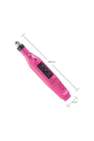 Elektrikli Tırnak Törpü Manikür ve Pedikür Seti 12V Pembe