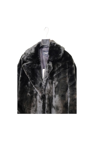 Only 15294033 Onlrıkke Vıda Faux Fur Otw Cs Kadın Kadife Kürklü Kaban Black
