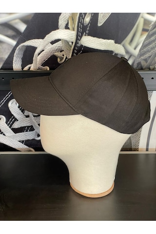 Hamze Polo Nakışlı Gabardin Kumaş Unisex Cap Şapka Siyah - Siyah