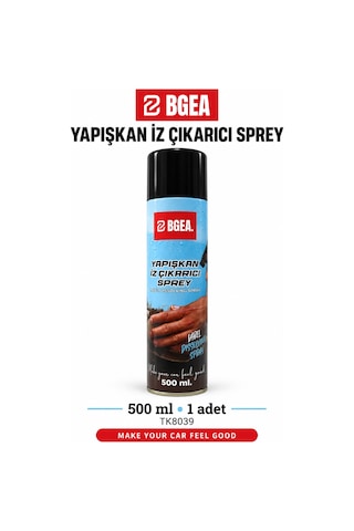 Bgea Bant Ve Etiket Sökücü 500 Ml Yapışkan İz Çıkarıcı Aerosol Sprey
