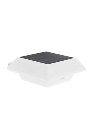 Novahub Güneş Enerjili Hareket Sensörlü 6led Duvar Lambası - 3w, Otomatik Beyaz Işık, Dış Mekan Kullanım İçin Beyaz