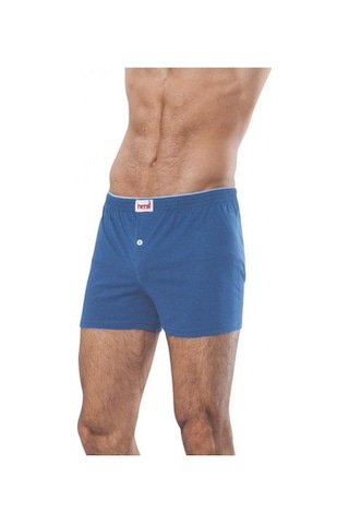 6 Lı Paket Hmd Erkek Havlu Bel Boxer Yüzde Yüz Pamuk 305-306