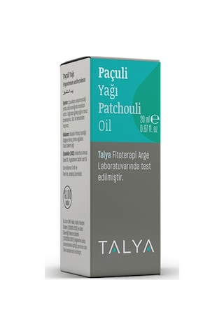 Talya Soğuk Sıkım %100 Saf ve Doğal Paçuli Yağı 20 ML