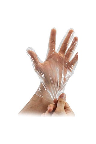 Elpo Şeffaf Poşet Eldiven 5x100'lü 1 Paket 100 Adet Tek Kullanımlık