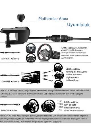 A7 Vites - Oyun Direksiyonu Vites Kolu 6+r