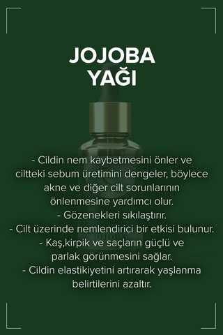Jojoba Yağı %100 Saf Ve Soğuk Sıkım