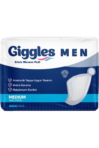 Giggles Erkek Mesane Pedi 20'li Medium M