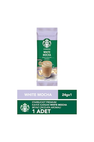 Starbucks White Mocha Premium Kahve Karışımı 24g Hazır