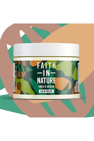 %99 Doğal Besleyici Saç Bakım Maskesi Çok Kuru Saç Tipleri İçin Shea & Argan, 300 Ml 2 Paketi