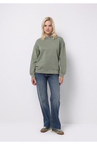 Colin's Colins Regular Fit Kapüşonlu Baskılı Kadın Yeşil Sweatshirt Cl1075205 Q1.v1 Sag Sage
