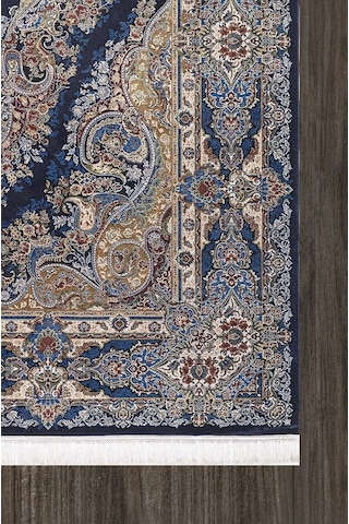Artemis Halı Silk - 05156a - İpek Halı Laciverti 200x300 Lacivert