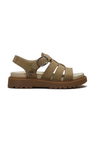 Timberland Tb0a2q1p Clairemont Way Fisherman Sandal Kahverengi Kadın Sandalet-14426 Tb0a2q1pen31 Medıum Beıge Nubuck